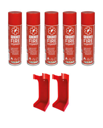 112 Brandslukkere Med Holdere Brandslukker Inkl Holdere