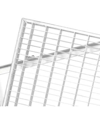 Aco Vario Dørrist Med Ramme 70x40 Galvaniseret