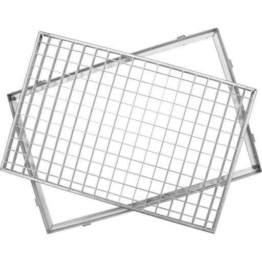 Aco Vario Dørrist Med Ramme 80x40 Galvaniseret