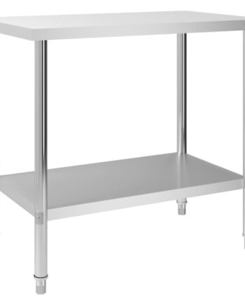 Arbejdsbord Til Køkken 100x60x85 Rustfrit Stål