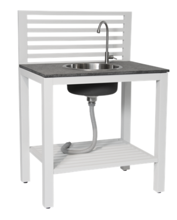 Bellac Udekøkken Med Vask Hvidt Diverse Gt Ude Køkken Diverse Møbler Brafab Enggården Havemøbler