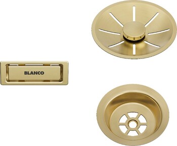Blanco Afløb Infino Satin Gold 1x3 Ampaposampaposuxi