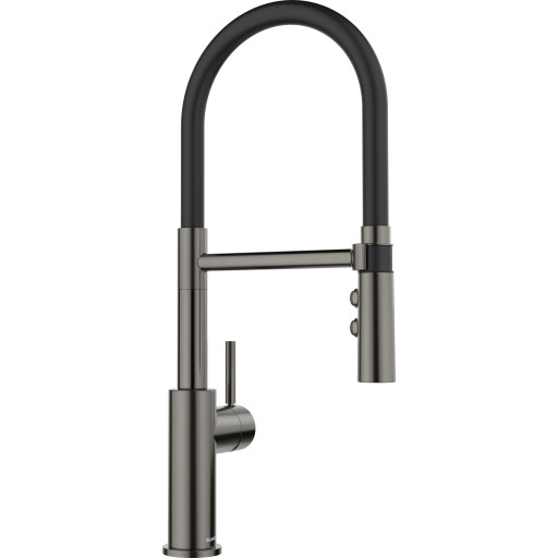Blanco Catris Flexo Køkkenarmatur Sort Krom