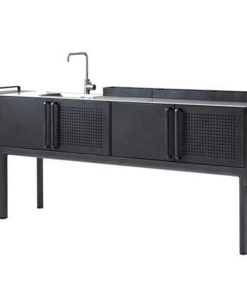 Cane Line Drop Køkken Hoved Modul Inkl Hylder Stainless Steel 200