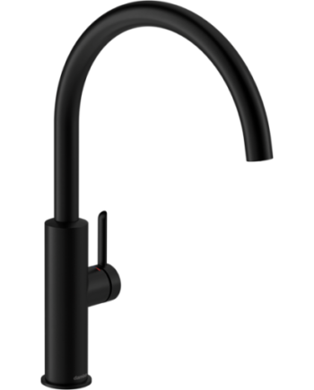 Damixa Iris Køkkenarmatur Mat Sort