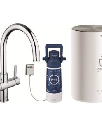 Grohe Red Duo Nordic Køkkenarmatur Kogende Vand Krom