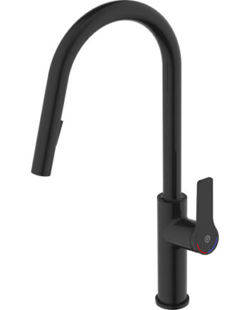 Gustavsberg Epic Køkkenarmatur Udtrækstud Mat Sort