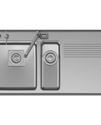 Intra Frame Fr97shlf Køkkenvask 97x51 Rustfrit Stål