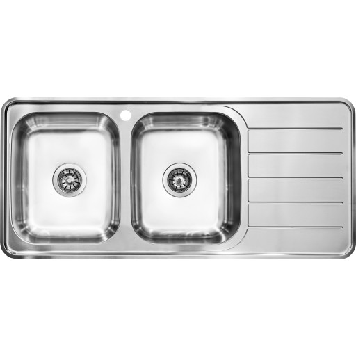 Intra Nivis Nivd112dlf Køkkenvask 112 5x51 Rustfrit Stål