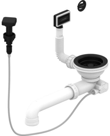 Lavabo Afløbssæt Mat Sort