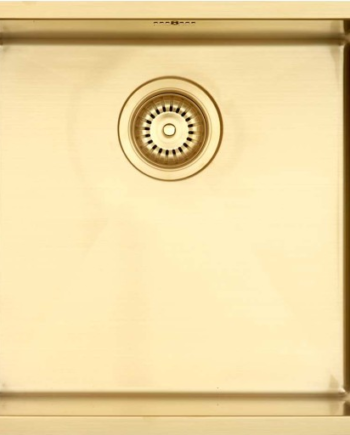 Lavabo Kubus 400 Soft Køkkenvask 44x44 Messing