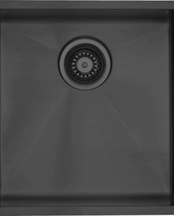 Lavabo Kubus 400 Soft Køkkenvask 44x44 Sort