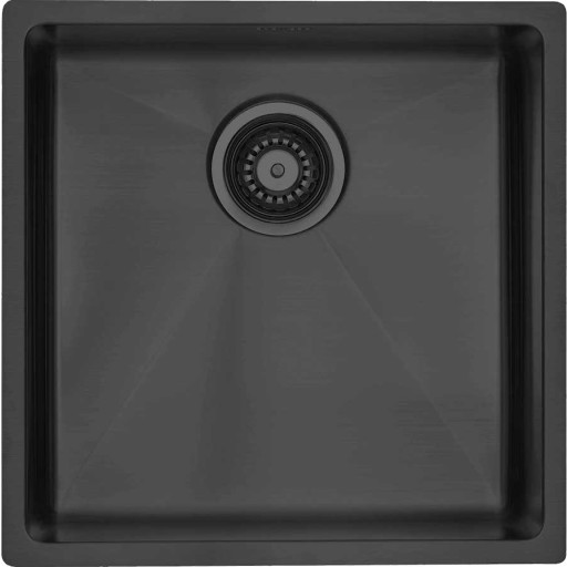 Lavabo Kubus 400 Soft Køkkenvask 44x44 Sort