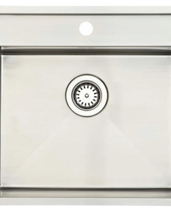 Lavabo Kubus 520 Soft Køkkenvask 53x50 Rustfrit Stål