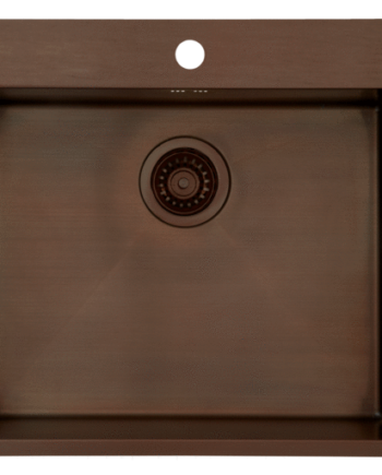 Lavabo Kubus 540 Soft Køkkenvask 54x50 Bruneret Messing