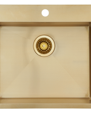 Lavabo Kubus 540 Soft Køkkenvask 54x50 Messing
