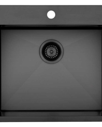 Lavabo Kubus 540 Soft Køkkenvask 54x50 Sort