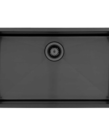 Lavabo Kubus 700 Soft Køkkenvask 74x44 Sort