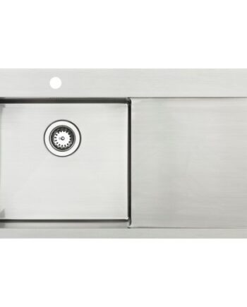 Lavabo Kubus 900l Soft Køkkenvask 90x50 Rustfrit Stål