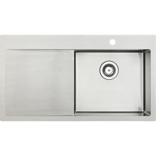 Lavabo Kubus 900r Soft Køkkenvask 90x50 Rustfrit Stål