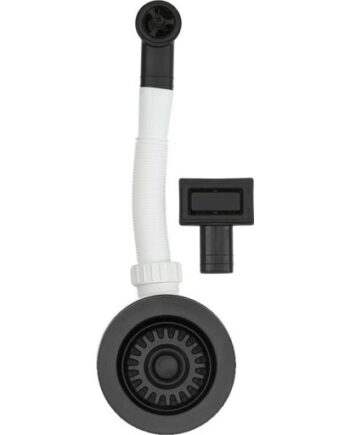 Lavabo Universalt Afløbssæt Sort