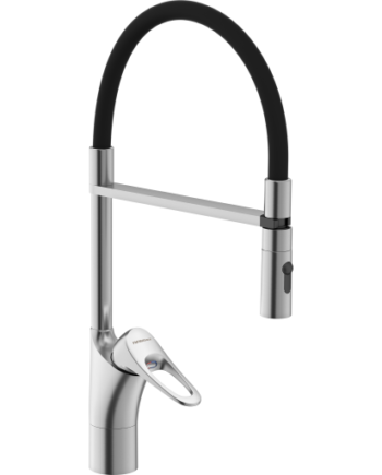 Mattsson 9000xe Køkkenarmatur Udtrækstud Børstet Krom