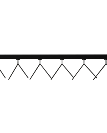 Nichba Hangsys Tøjstativ 100x26 Sort