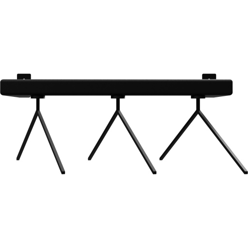 Nichba Hangsys Tøjstativ 50x26 Sort