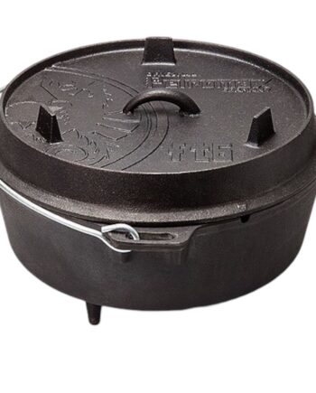 Petromax Dutch Oven Ft4 Støbejernsgryde Sort