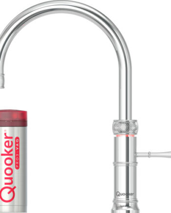Quooker Classic Fusion Round Pro3 Køkkenarmatur Kogende Vand Krom