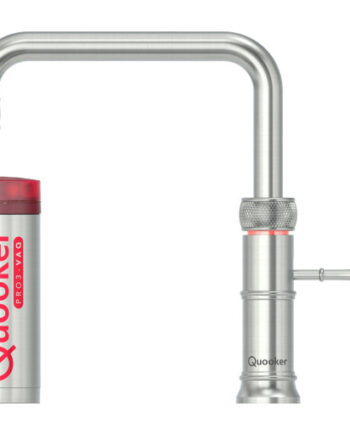 Quooker Classic Fusion Square Pro3 Køkkenarmatur Kogende Vand Stål