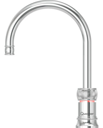 Quooker Classic Nordic Round Kogende Køkkenarmatur Krom