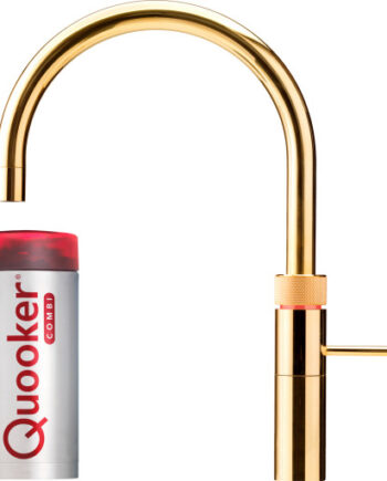 Quooker Fusion Round Combi Køkkenarmatur Kogende Vand Messing