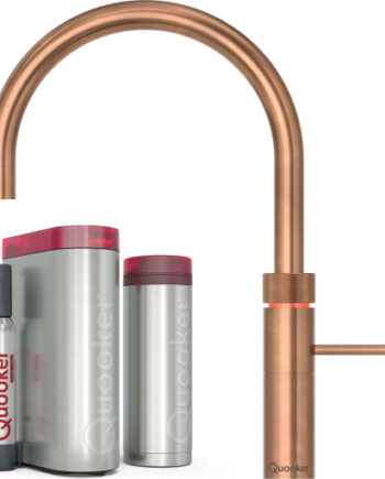 Quooker Fusion Round Pro3 Køkkenarmatur Bruneret Messing