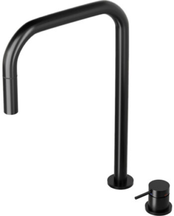 Scandtap Harmonized K2p Square Køkkenarmatur Børstet Sort