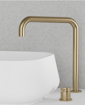Scandtap Harmonized Square Køkkenarmatur Børstet Messing