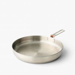 Sea Summit Detour Stainless Steel Pan 10in Stainless Steel Grey Pande