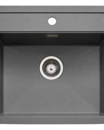 Secher Aalborg 500 Bk1 Køkkenvask 56x51 Grå