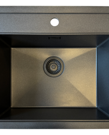 Secher Aalborg 500 Bk1 Køkkenvask 56x51 Sort