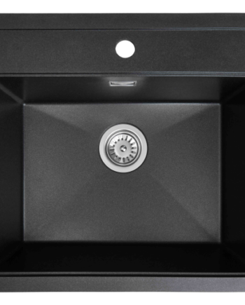 Secher Aalborg 500bk1 Køkkenvask 56x51 Sort