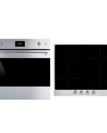 Smeg Classic Indbygningsovn  Induktionskogeplade Rustfrit Stål
