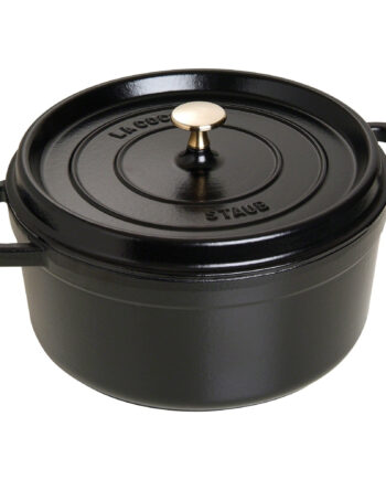 Staub Rund Gryde Liter Sort