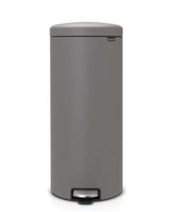 Brabantia Newicon Pedalspand Liter Mineral Concrete Grey