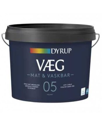 Dyrup Væg Mat   Vaskbar Hvid