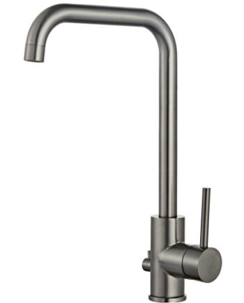 Zen Sanitary Køkkenarmatur Sort Krom