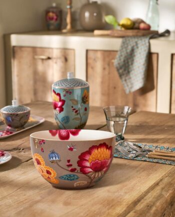 Bowl Blooming Tales Fantasy Khaki 23cm