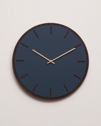 Smokey Vægur Blå Mørk Egetræ ø28 ø38