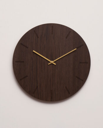 Vægur Mørk Egetræ ø28 ø38