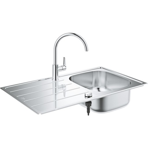 Grohe K200 Køkkenvask Inkl Køkkenarmatur 86x50 Rustfrit Stål
