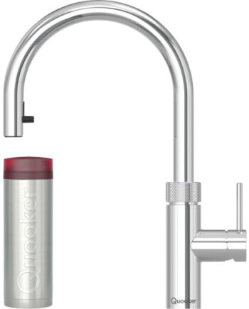 Quooker Flex Round Pro3 Køkkenarmatur Kogende Vand Udtrækstud Krom